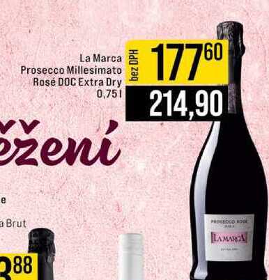 La Marca Prosecco Millesimato Rosé DOC Extra Dry 0,75l