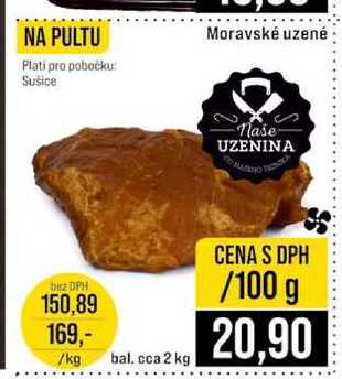 Moravské uzené 100g