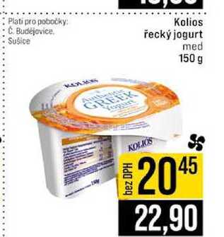 Kolios řecký jogurt med 150 g 