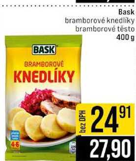 Bask bramborové knedlíky bramborové těsto 400 g 