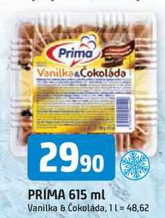 PRIMA 615 ml Vanilka & Čokoláda