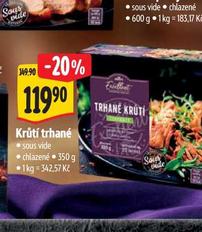 Krůtí trhané 350 g