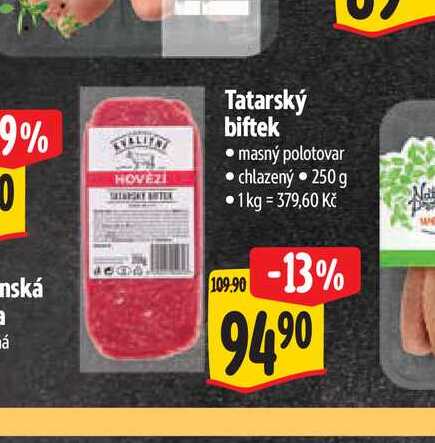 Tatarský biftek 250 g