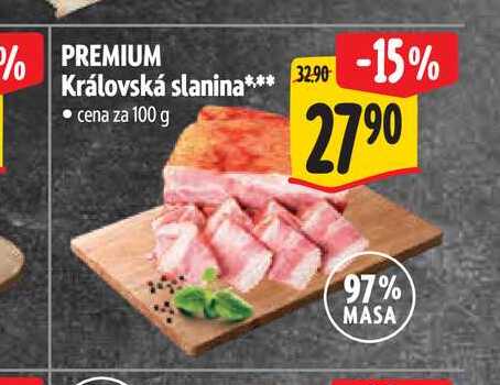 PREMIUM Královská slanina 100 g