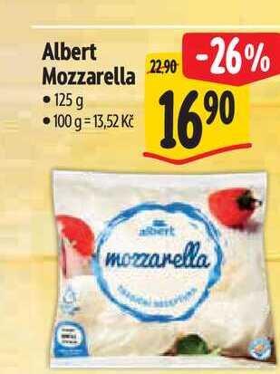 Albert Mozzarella 125 g