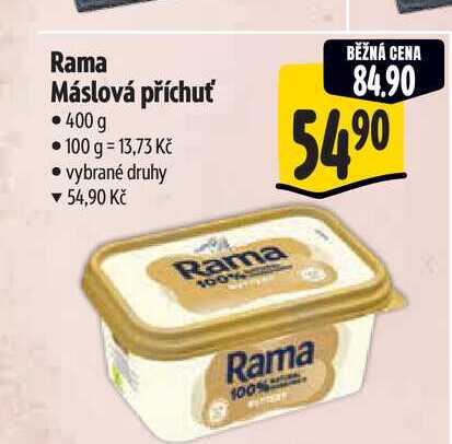 Rama Máslová příchuť  400 g 