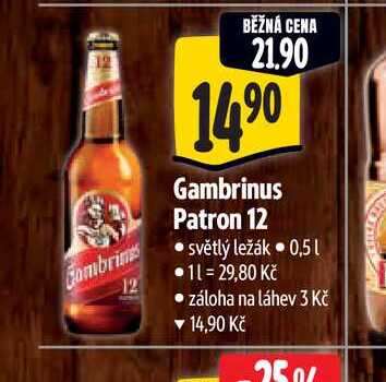   Gambrinus Patron 12 0,5 l