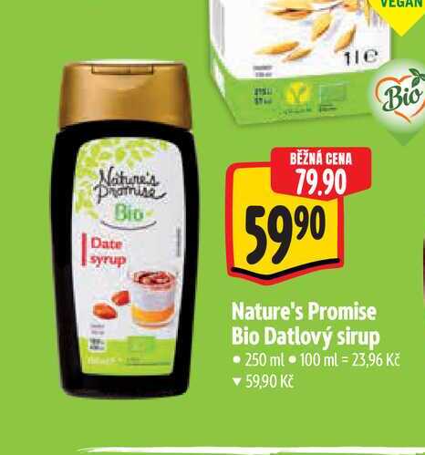 Nature's Promise Bio Datlový sirup 250 ml