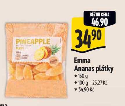Emma Ananas plátky 150 g