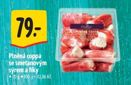 Plněná coppa se smetanovým sýrem a fíky 70 g