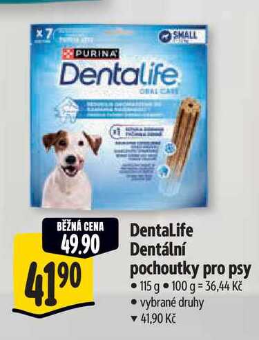 DentaLife Dentální pochoutky pro psy 115 g