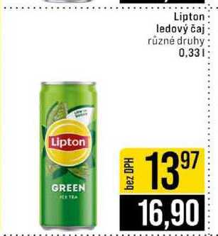 Lipton ledový čaj různé druhy 0,33l