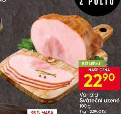 Váhala Sváteční uzené 100 g