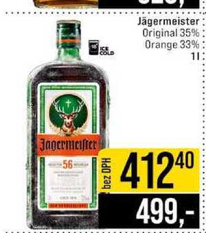 Jägermeister Original 35% Orange 33% 1l