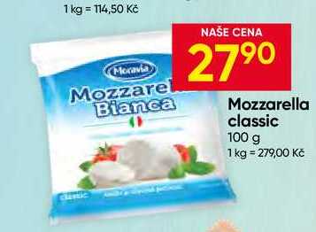 Moravia Mozzarella classic 100 g