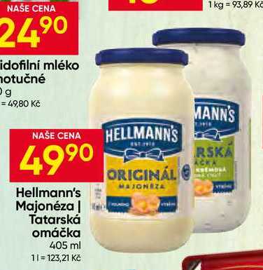 Hellmann's Tatarská omáčka, Majonéza 405ml