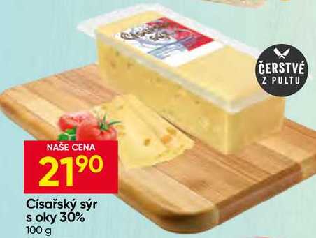 Císařský sýr s oky 30% 100 g