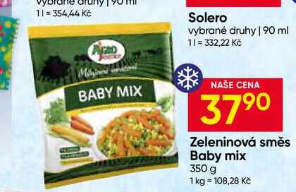 Agro Zeleninová směs Baby mix 350 g 