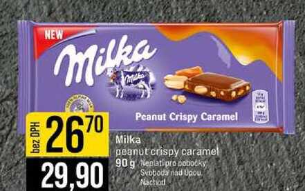 Milka Peanut Crispy Caramel peanut crispy caramel 90 g