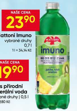 Mattoni Imuno vybrané druhy 0,7l
