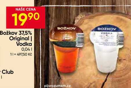 Božkov Vodka 0,04l
