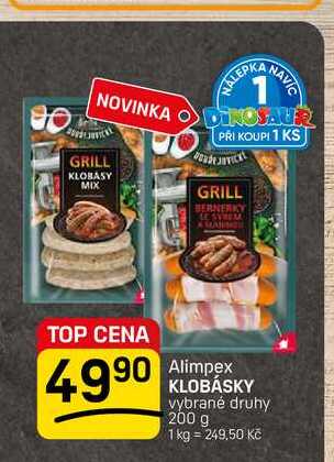 KLOBÁSKY vybrané druhy 200 g