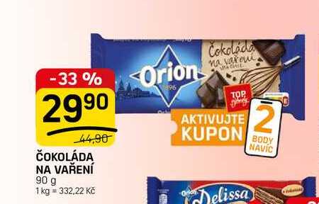 ČOKOLÁDA NA VAŘENÍ 90 g