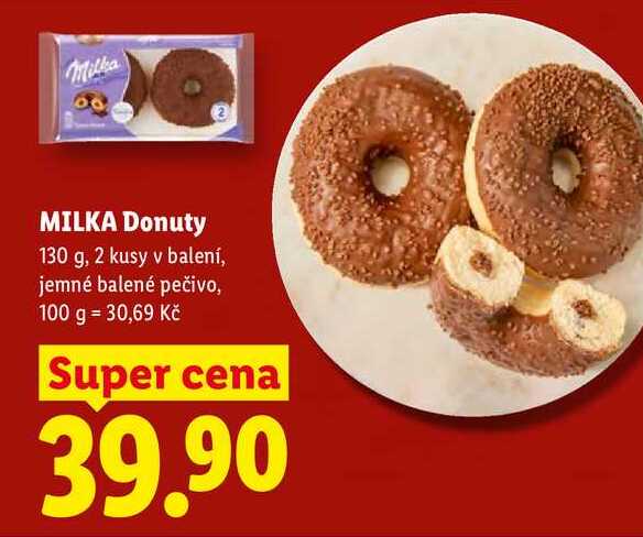 MILKA Donuty, 130 g