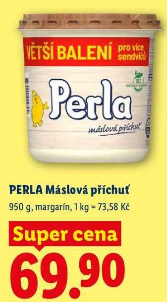 PERLA Máslová příchuť, 950 g