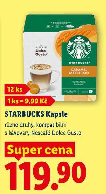 STARBUCKS Kapsle, 12 ks