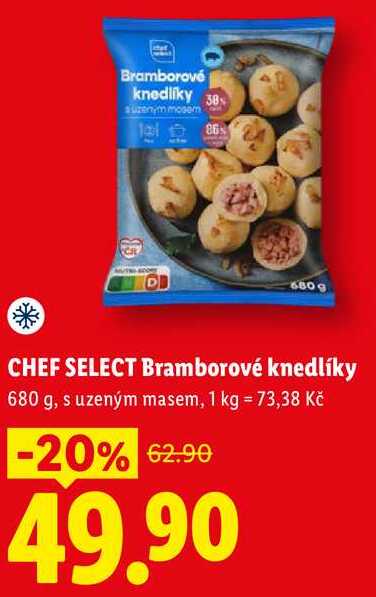 CHEF SELECT Bramborové knedlíky, 680 g