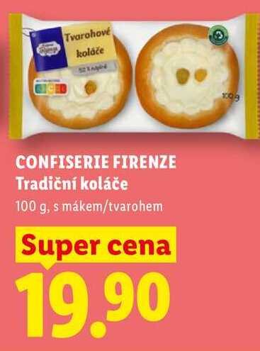 CONFISERIE FIRENZE Tradiční koláče, 100 g