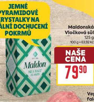 Maldonská Vločková sůl 125 g