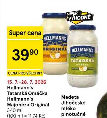 Hellmann's Majonéza Originál, 340 ml  
