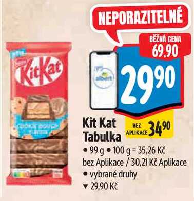 Kit Kat Tabulka, 99 g
