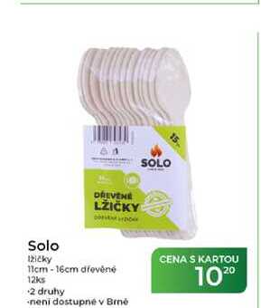 Solo Izičky 11cm-16cm dřevěné 12ks