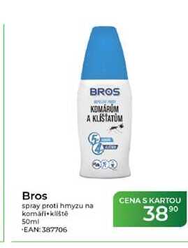 Bros spray proti hmyzu na komáři + klíště 50ml  