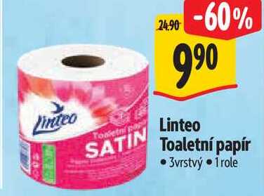 Linteo Toaletní papír, 1 role
