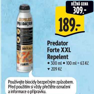 Predator Forte XXL Repelent, 300 ml