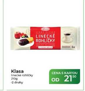 Klasa linecké rohličky 210g