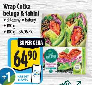 Wrap Čočka beluga & tahini, 180 g