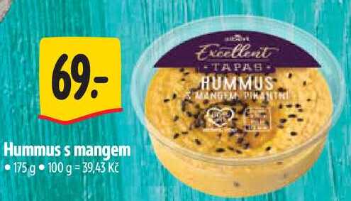 Hummus s mangem, 175 g