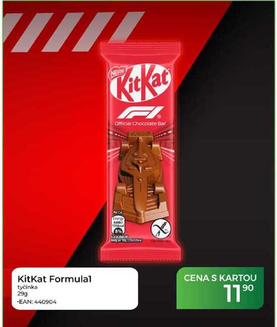 KitKat Formulal tyčinka 29g