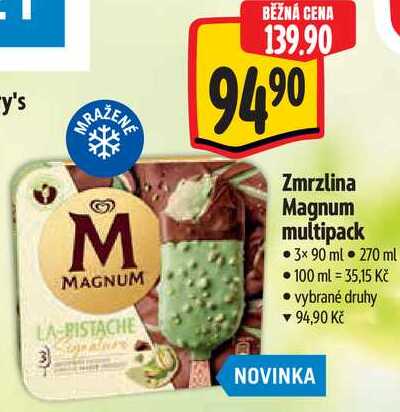 Zmrzlina Magnum multipack, 3x 90 ml