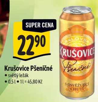 Krušovice Pšeničné, 0,5 l
