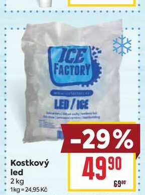 Kostkový led 2 kg