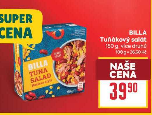 BILLA Tuňákový salát 150 g