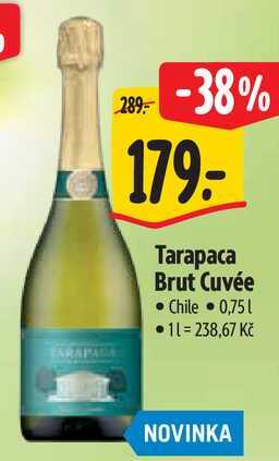 Tarapaca Brut Cuvée, 0,75 l