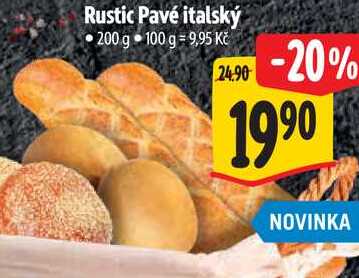Rustic Pavé italský, 200 g