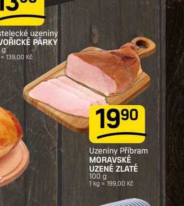 MORAVSKÉ UZENÉ ZLATÉ 100 g